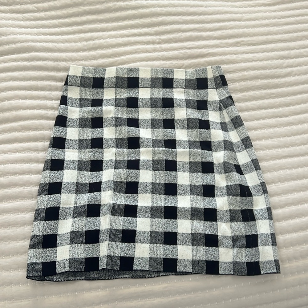 Plaid theory skirt